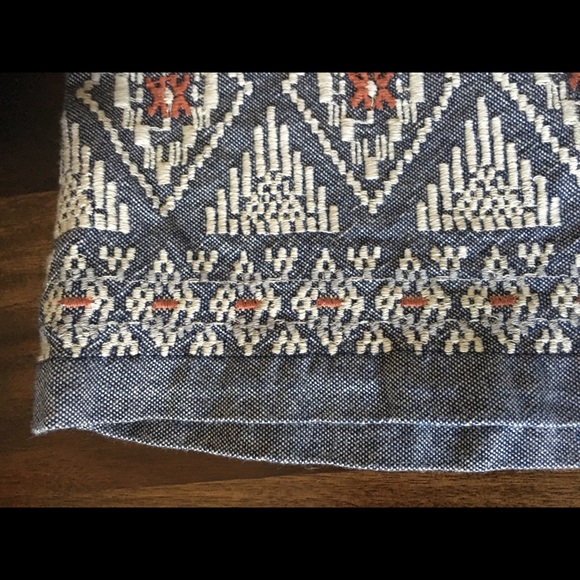 New Soft chambray Bob Timberlake skirt embroidery - Picture 6 of 6